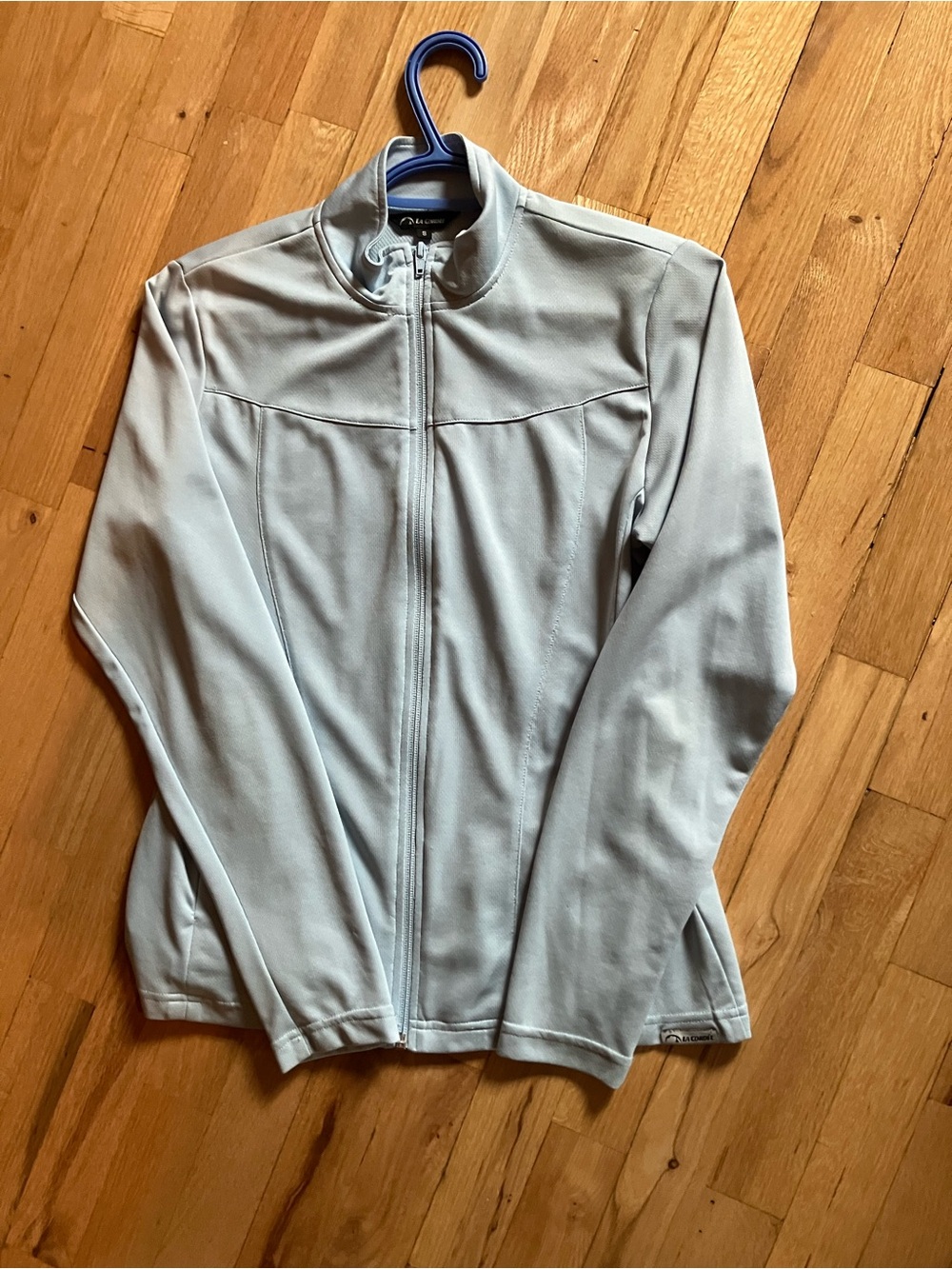 Columbia Light Gray Full‑Zip Utility Jacket
